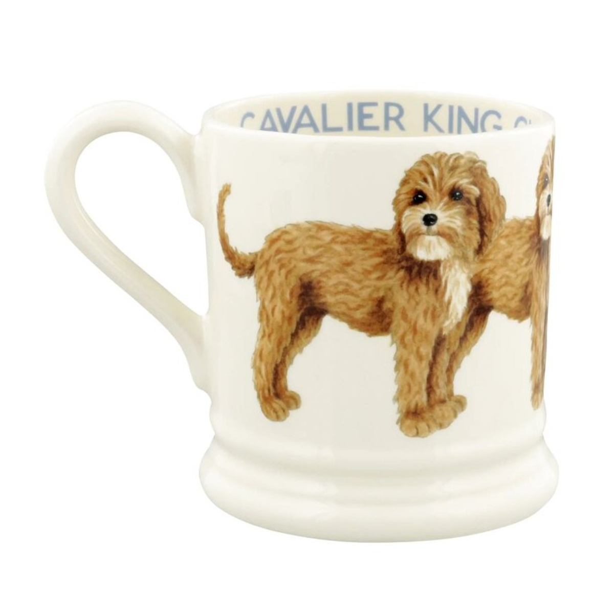 Mug: 1 x 300ml Emma Bridgewater Cavalier Poodle Cross 1/2 Half Pint Mug, Ceramic - Image 4