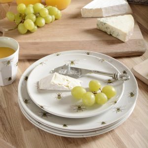 Side Plate: 1 x 20.3cm Sophie Allport Bees Side Plate, Melamine