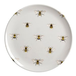 Side Plate: 1 x 20.3cm Sophie Allport Bees Side Plate, Melamine