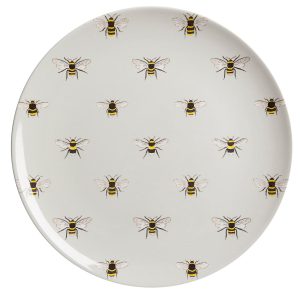 Dinner Plate: 1 x 25.4cm Sophie Allport Bees Dinner Plate, Melamine
