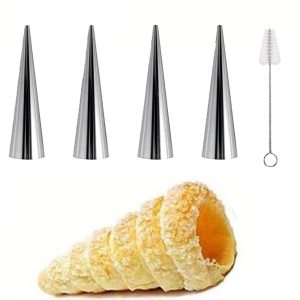 Danish Tubes: 6 x Large Spiral Conical Tubes