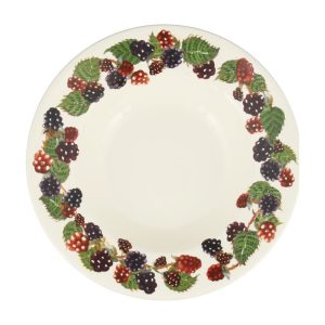 Dessert Plate: 24cm Emma Bridgewater Blackberry Dessert Plate, Ceramic