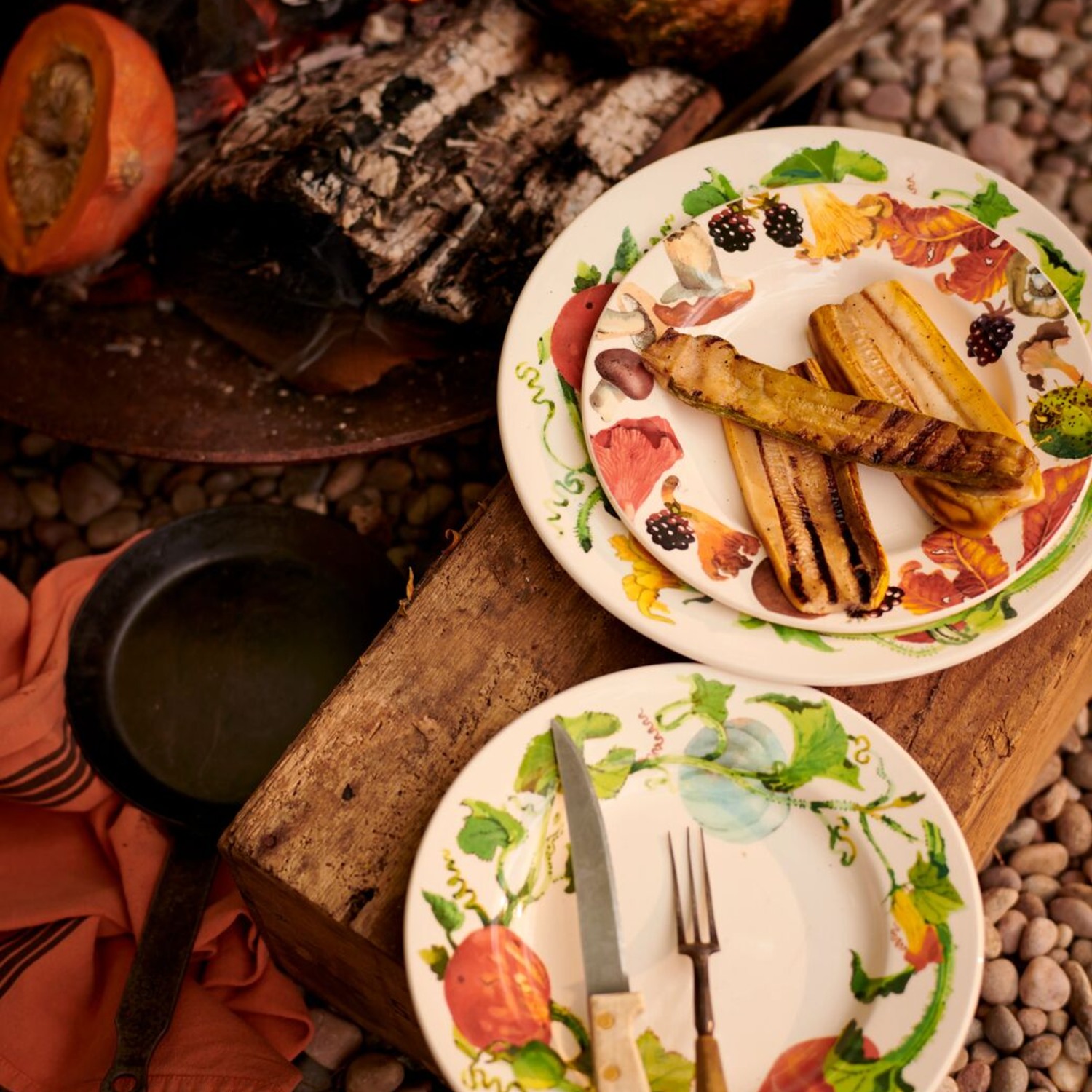 Soup Bowl: 24cm Emma Bridgewater Pumpkins Soup Plate, Ceramic - Image 6