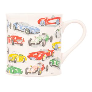 Mug: 1 x 275ml Cath Kidston Vintage Cars Mollie Mug, Ceramic