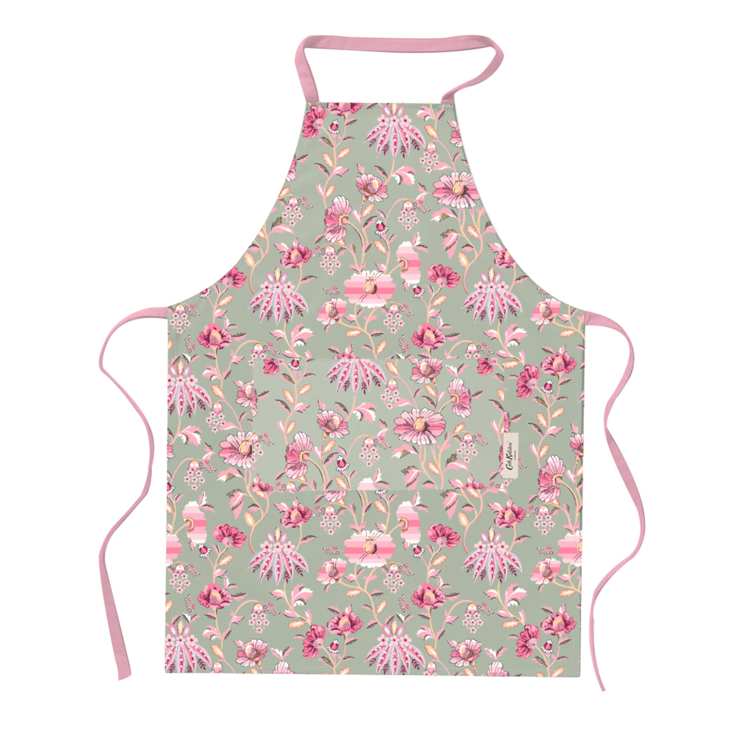 Apron: Cath Kidston Friendship Gardens Sage Easy Adjust Apron, 100% Cotton