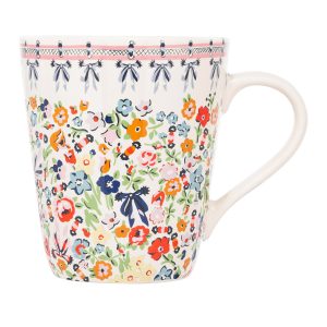 Mug: 1 x 375ml Cath Kidston Harmony Ditsy Bow Stanley Mug, Ceramic