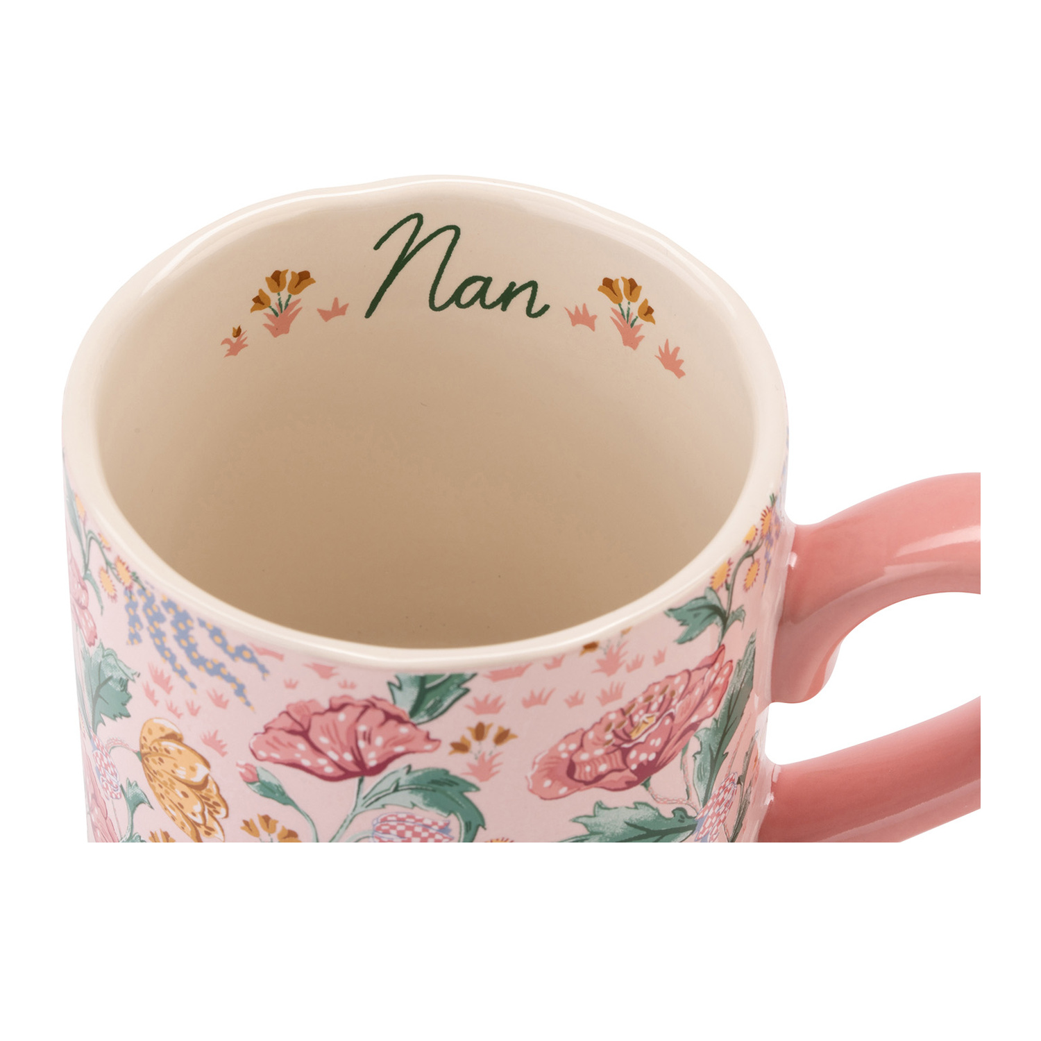 Mug: 1 x 240ml Cath Kidston Paint by Numbers Nan Shortie Mug, Ceramic