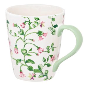 Mug: 1 x 375ml Cath Kidston Twin Flowers Stanley Mug, Ceramic