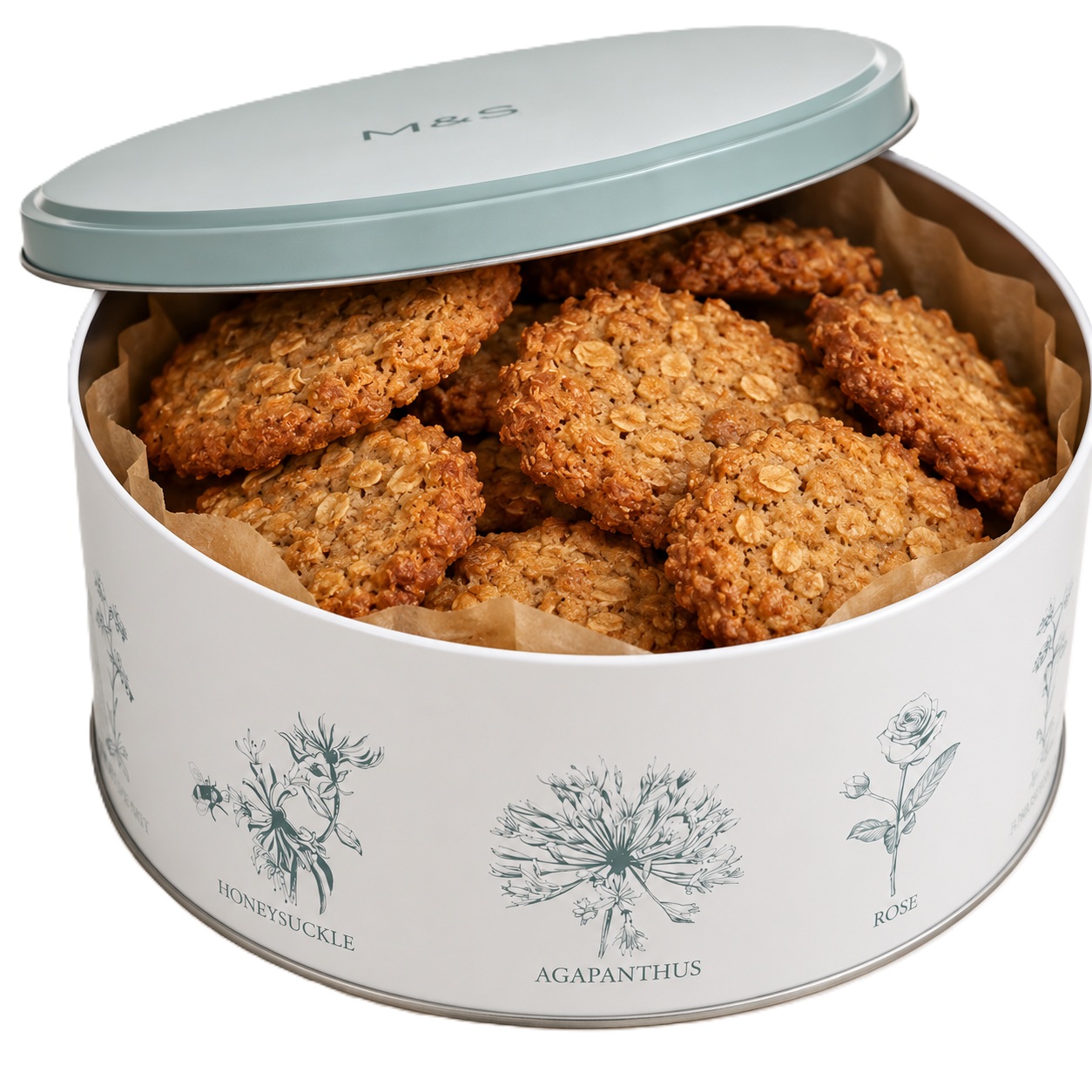 Cake Tin Set: 2 x Mary Berry Garden Flowers Cake Tins, Round