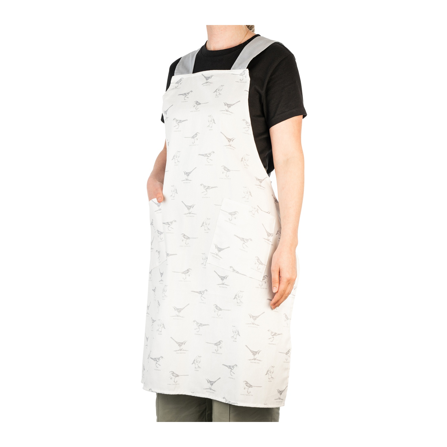 Apron: Mary Berry Garden Cross Back Apron Birds