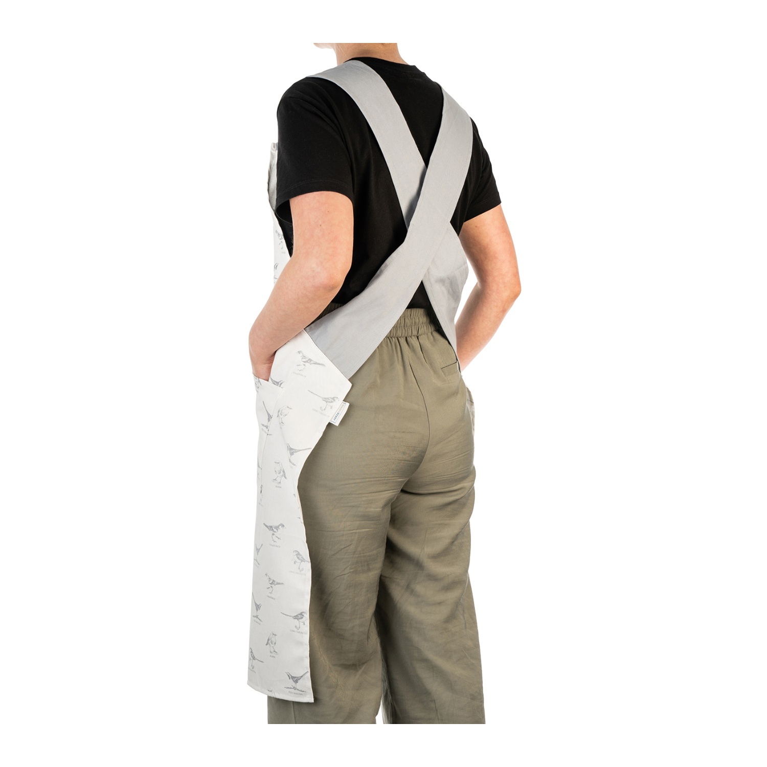 Apron: Mary Berry Garden Cross Back Apron Birds