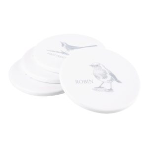 Coaster Set: Mary Berry Garden Set of 4 Coasters Birds