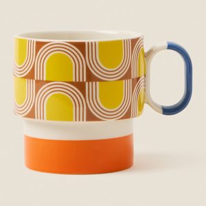 Mug: Orla Kiely Aura Mug Orange