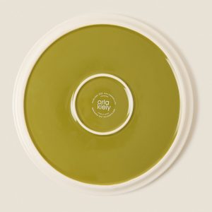 Dinner Plate: Orla Kiely Sycamore Stripe Dinner Plate Black