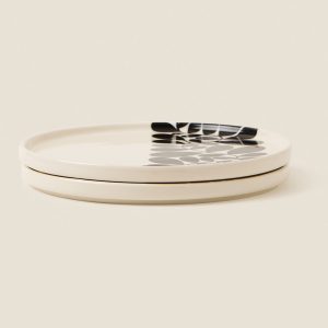 Side Plate: Orla Kiely Sycamore Stripe Side Plate Black