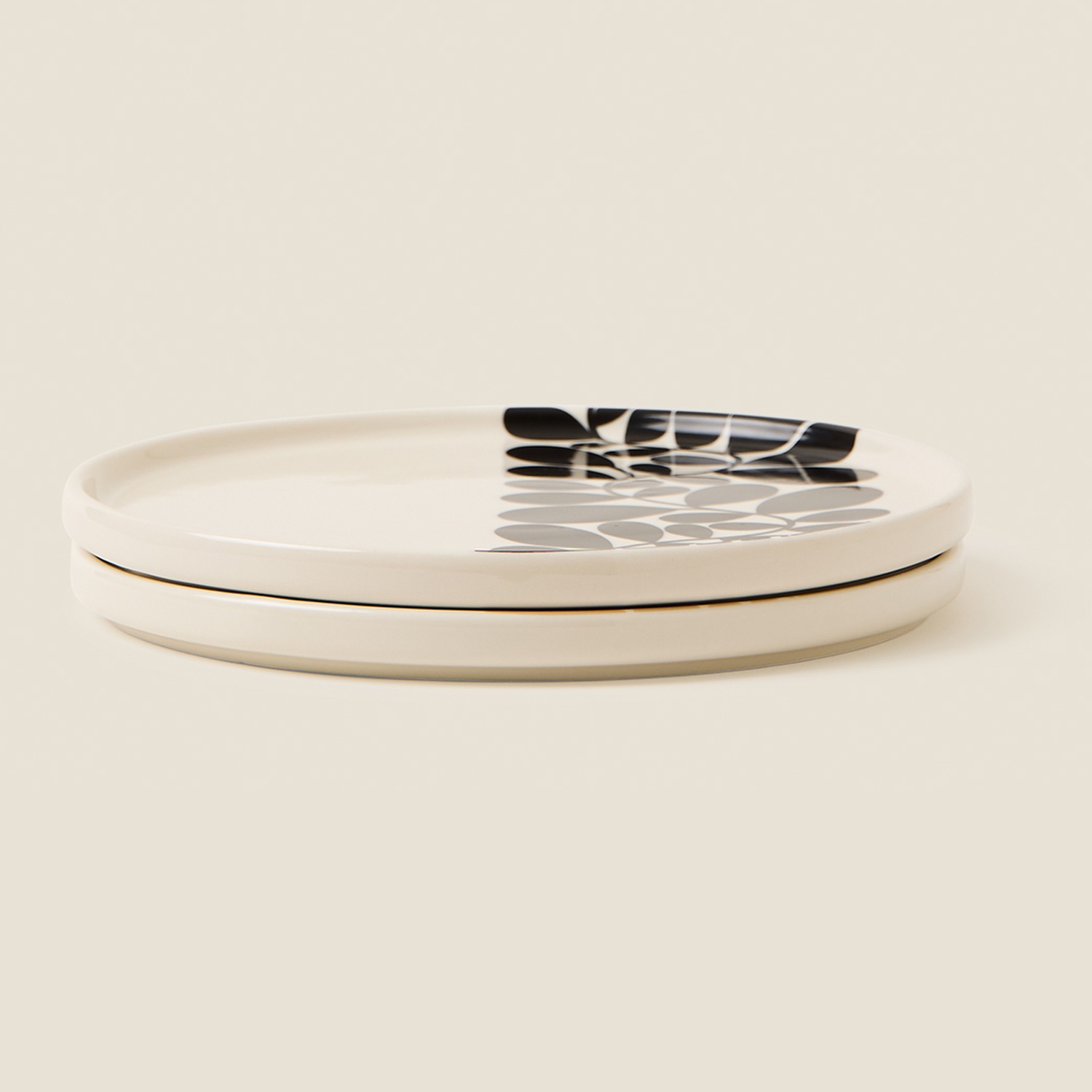 Side Plate: Orla Kiely Sycamore Stripe Side Plate Black