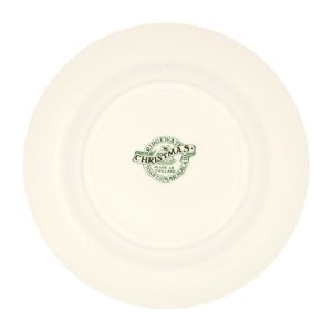 Breakfast/Salad Plate: 1 x 22cm Emma Bridgewater Christmas Toast & Marmalade Mince Pies 8 1/2 Inch Plate, Ceramic