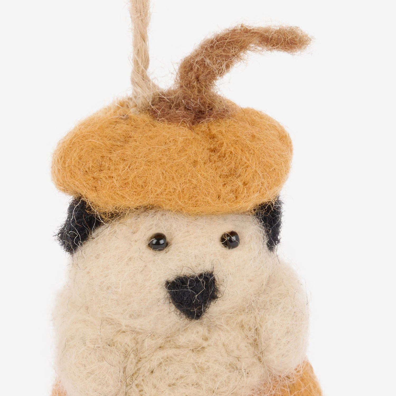Hanging Decoration: 6cm Sophie Allport Percy Pumpkin Dog Bauble, Felt
