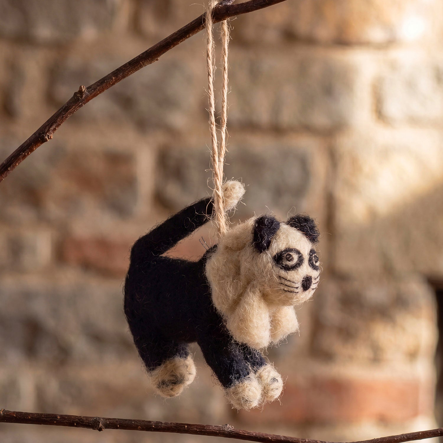 Hanging Decoration: 5cm Sophie Allport Casper Cat Halloween Bauble, Felt