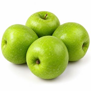 Food Decoration: 4 Green Apple Decorations