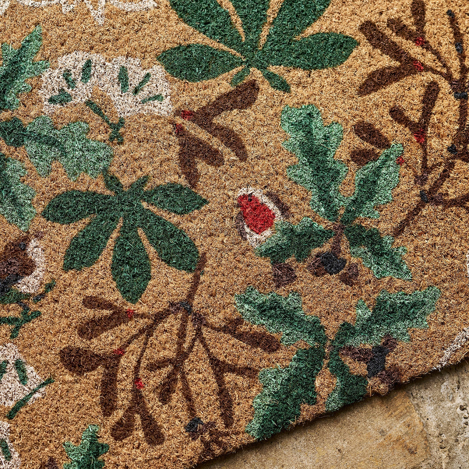 Doormat: 60cm x 40cm Sophie Allport Orchard Birds, Coir