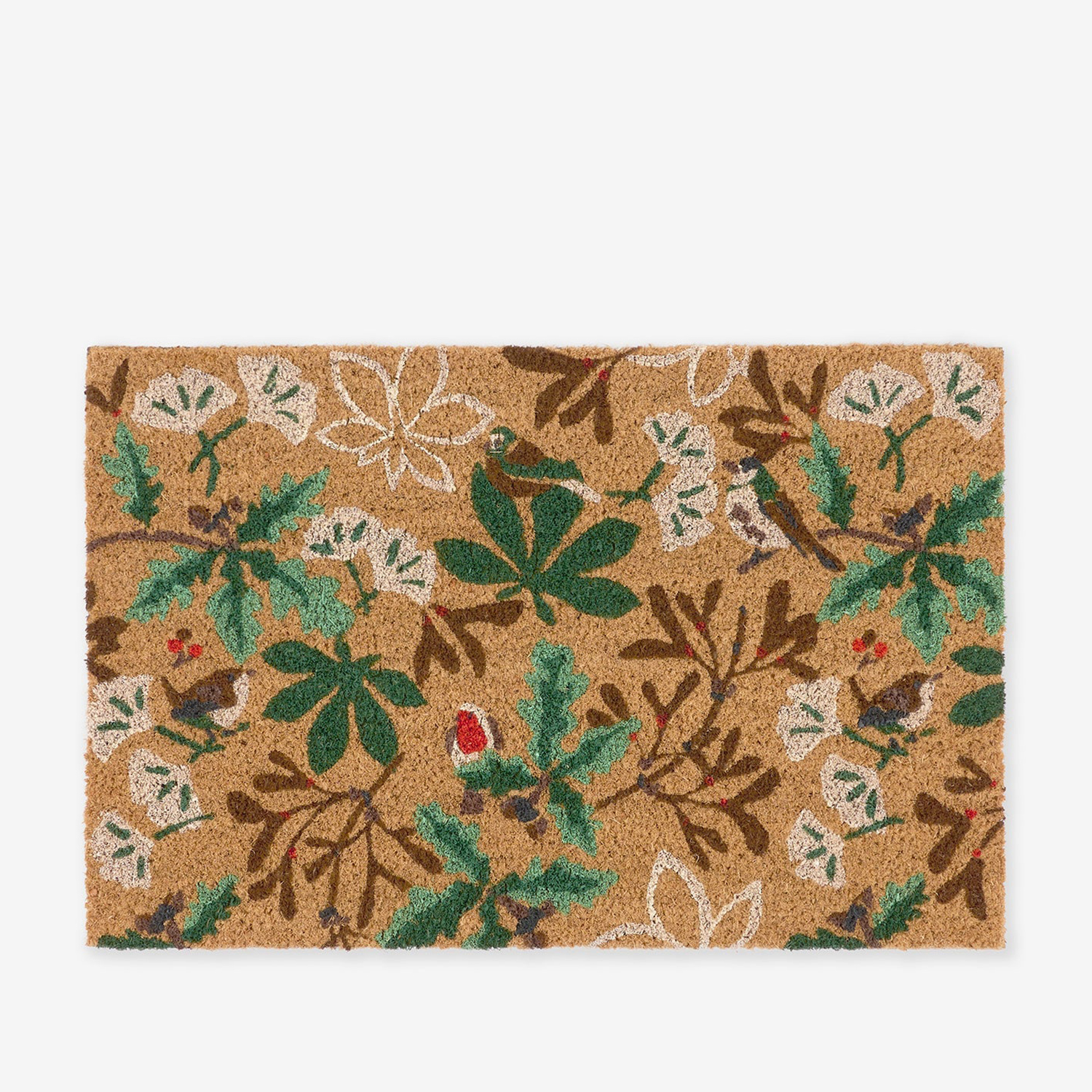 Doormat: 60cm x 40cm Sophie Allport Orchard Birds, Coir