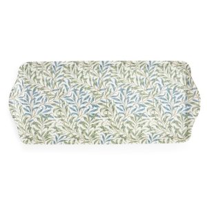 Sandwich Tray: Spode Morris & Co. Willow Bough Sage Tray, Melamine