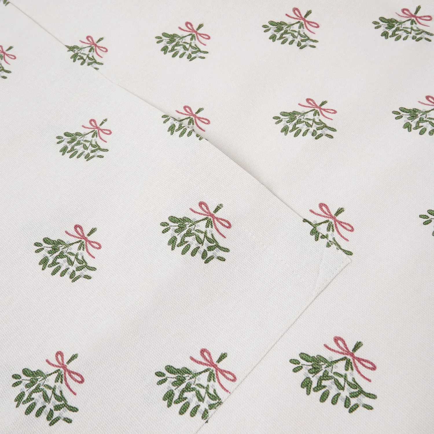 Apron: 90cm x 72cm Sophie Allport Mistletoe Apron, Cotton