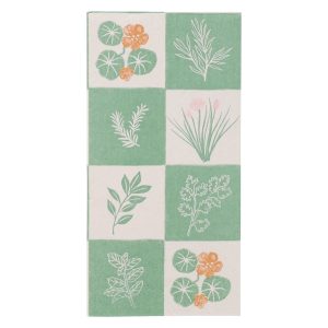 Napkins: 16 x 40cm Talking Tables Herb Long Lunch Paper Napkins