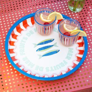 Serving Tray: 30cm Talking Tables Bon Appetit Fish Tray, Tin