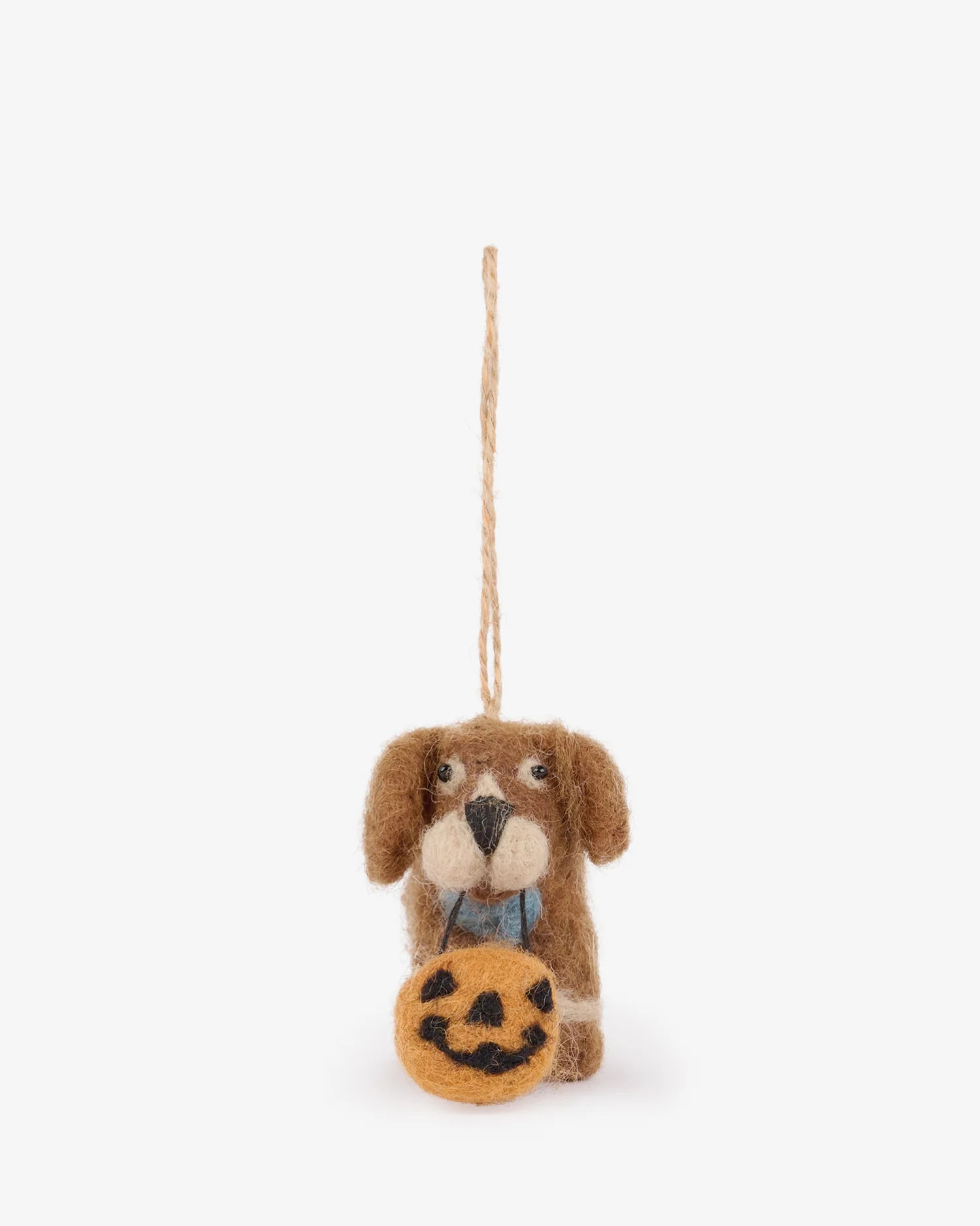 Hanging Decoration: 6cm Sophie Allport Daphne Dog Halloween Bauble, Felt