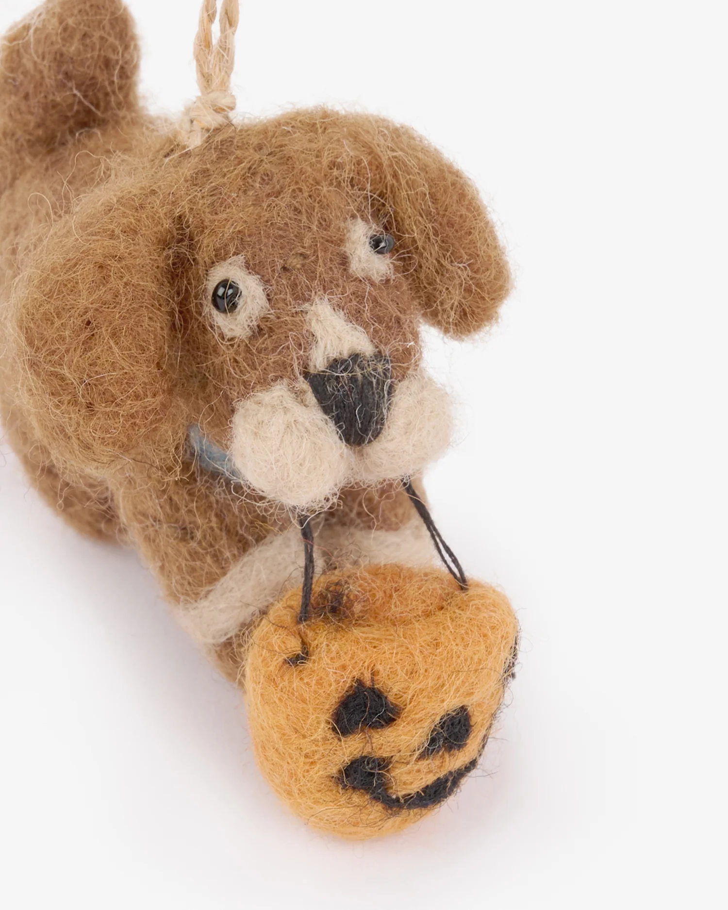 Hanging Decoration: 6cm Sophie Allport Daphne Dog Halloween Bauble, Felt