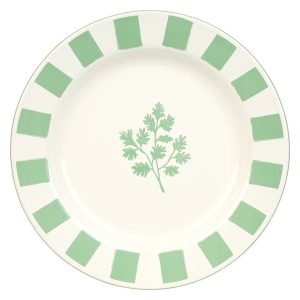 Plate: 26cm Talking Tables Parsley, Enamel