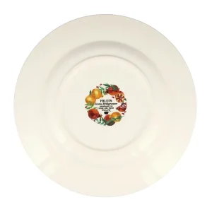 Dinner Plate: 1 x 27cm Emma Bridgewater Festive Pomegranate Large Dinner Plate, Ceramic