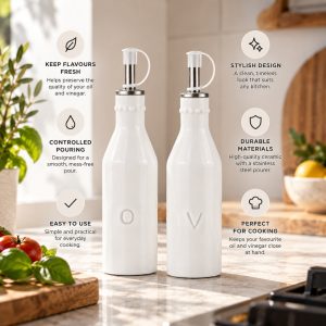 Oil and Vinegar Set: Mary Berry Signature Oil & Vinegar Set